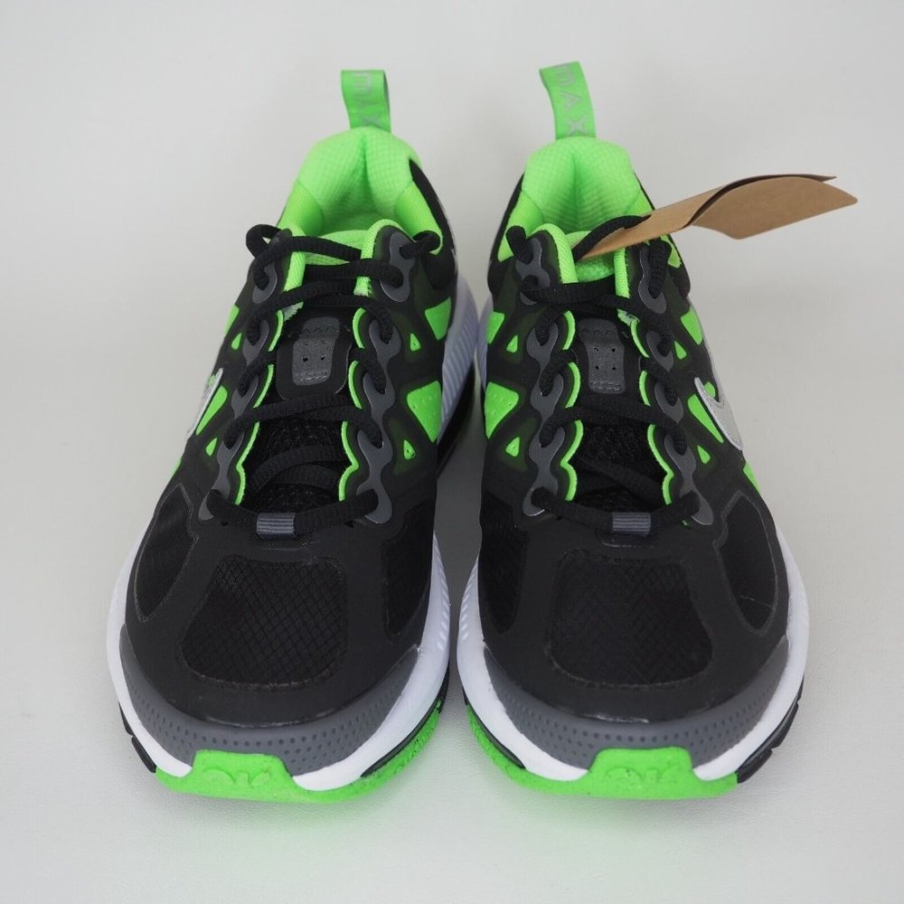 Nike Air Max Genome GS Boys Shoes Running Black Sneakers - Picture 3 of 11